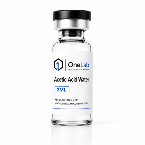 Acetic Acid Water 3ML research peptide vial - OneLab Peptides
