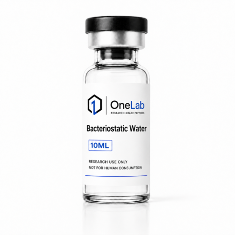 Bacteriostatic Water 10ML research peptide vial - OneLab Peptides