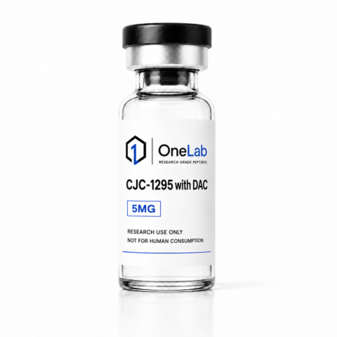 CJC-1295 with DAC 5MG research peptide vial - OneLab Peptides