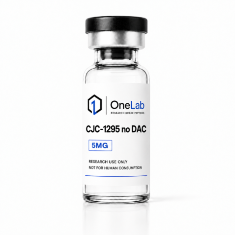 CJC-1295 without DAC 5MG research peptide vial - OneLab Peptides