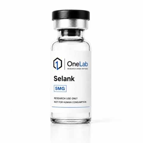 Selank 5MG research peptide vial - OneLab Peptides