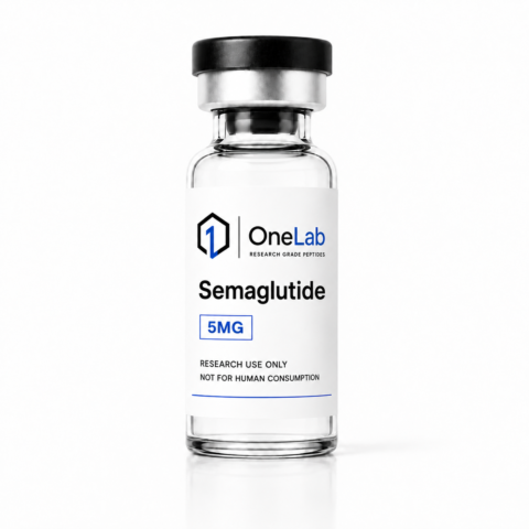 Semaglutide 5MG research peptide vial - OneLab Peptides