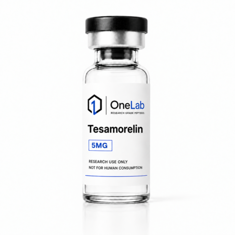 Tesamorelin 5MG research peptide vial - OneLab Peptides