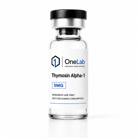 Thymosin Alpha-1 5MG research peptide vial - OneLab Peptides